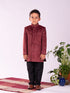 Boy's' Maroon Sherwani Set